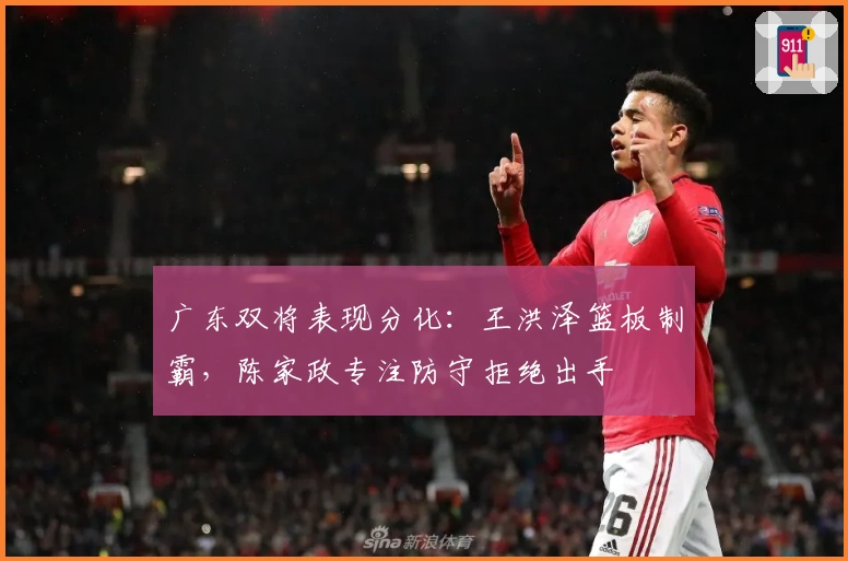 广东双将表现分化：王洪泽篮板制霸，陈家政专注防守拒绝出手